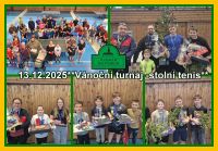 Stolní tenis - vánoční turnaj